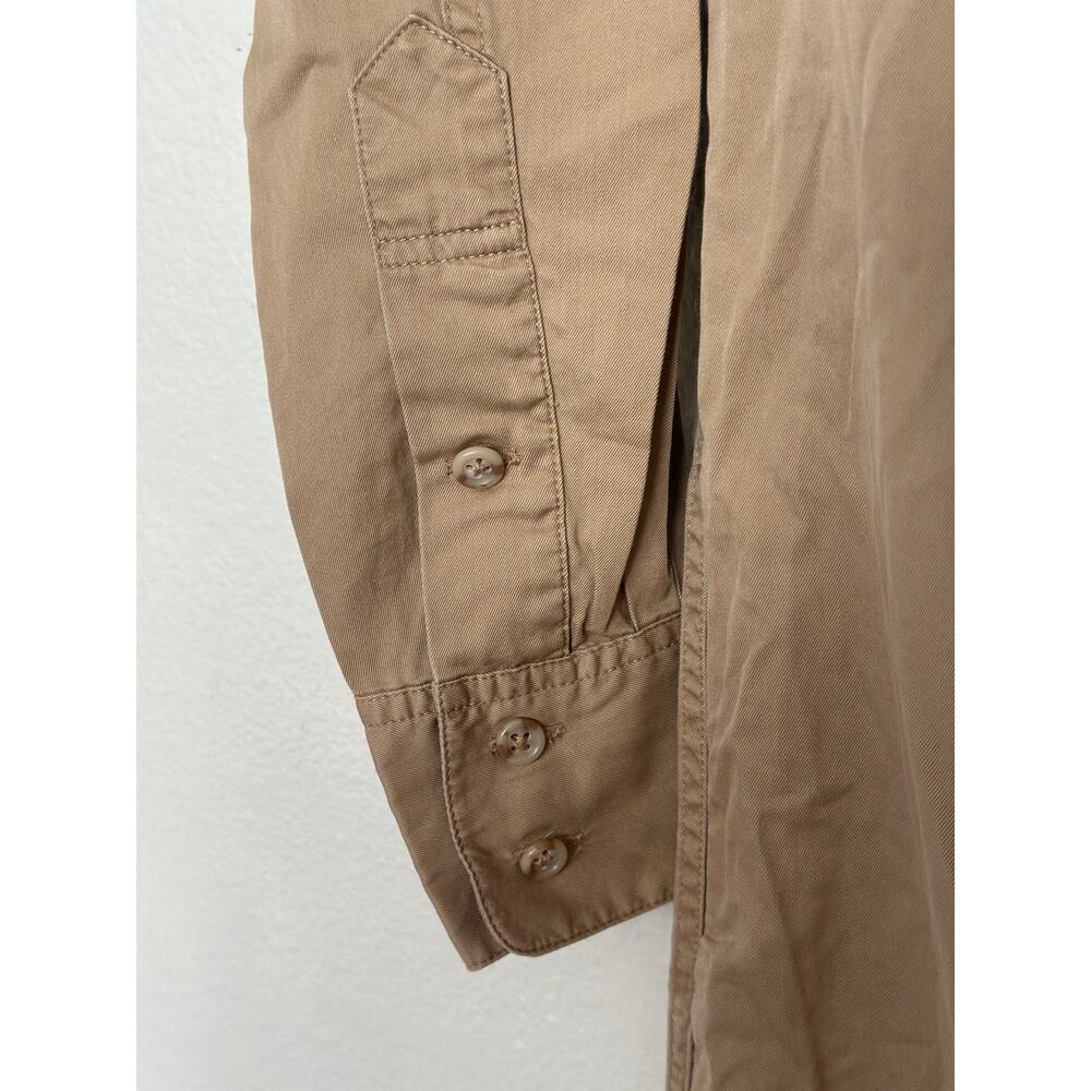 NWT Vintage Ralph Lauren Desert Explorer Maxi Dress Button Up Long Sleeve Tan - Picture 11 of 15